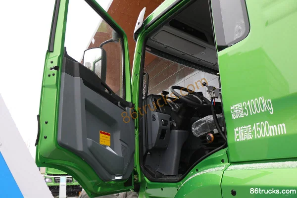 Proton Auto Charging Edition 31T 8X4(12 wheels) 7.2m Electric Dump Truck 256kWh Cab (1) | 86Trucks