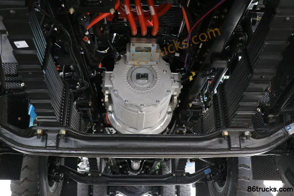 Proton Auto Charging Edition 31T 8X4(12 wheels) 7.2m Electric Dump Truck 256kWh Chassis (2) | 86Trucks