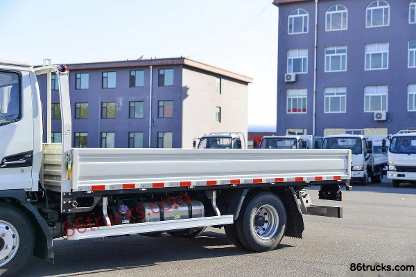 JAC Junling V5 150hp 4X2(6 wheels) 4.22m single-row flatbed light truck (China VI) Body (1) | 86Trucks