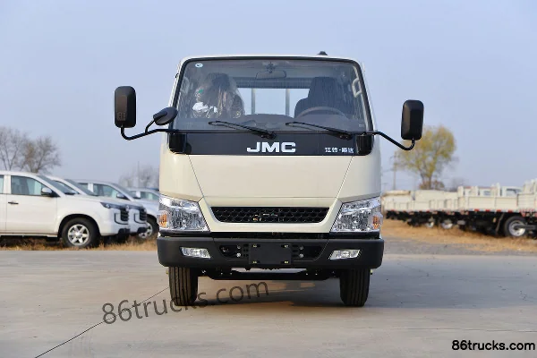 JMC Shunda Narrow Body 122 hp 4X2(6 wheels) 3.265m Double Row Flatbed Light Truck (Hydraulic Brake) (China VI) Exterior (2) | 86Trucks
