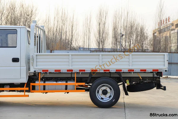 JMC Shunda Narrow Body 122 hp 4X2(6 wheels) 3.265m Double Row Flatbed Light Truck (Hydraulic Brake) (China VI) (2) | 86Trucks
