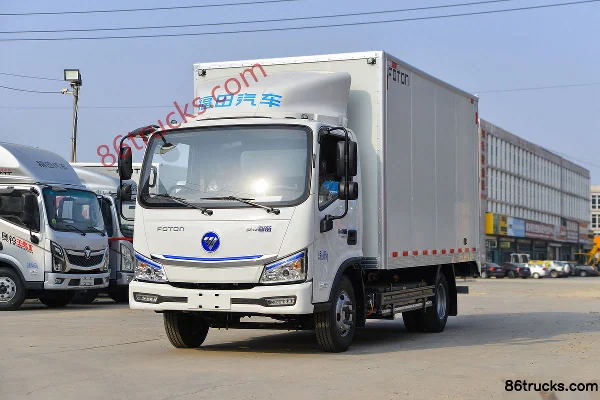 Foton Zhilan EL 4,5T 4,14 m cabine simple camion fourgon électrique pur 81,14 kWh 4X2(6 roues) Extérieur (3) | 86Trucks