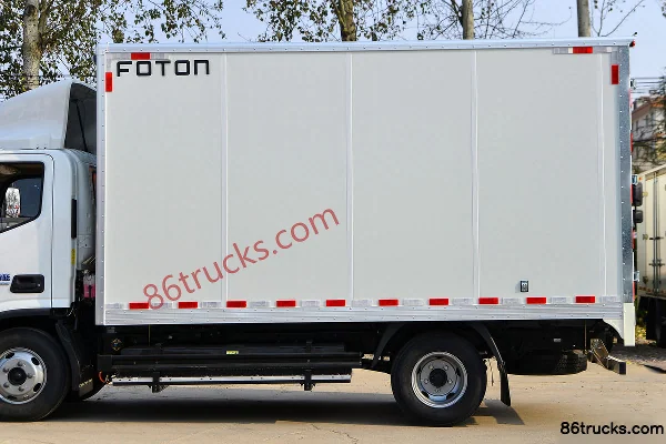 Foton Zhilan EL 4,5T 4,14 m cabine simple camion fourgon électrique pur 81,14 kWh 4X2(6 roues) Carrosserie (2) | 86Trucks