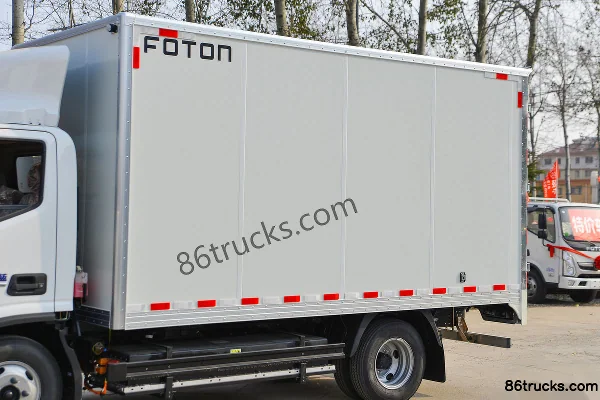 Foton Zhilan EL 4,5T 4,14 m cabine simple camion fourgon électrique pur 81,14 kWh 4X2(6 roues) Carrosserie (1) | 86Trucks