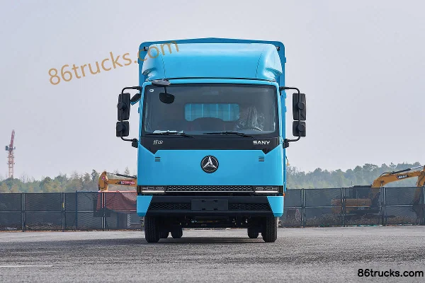 SANY light truck Jiangshan 4.5T 4.18m single-row pure electric fence cargo light truck 106kWh 4X2(6 wheels) Exterior (2) | 86Trucks