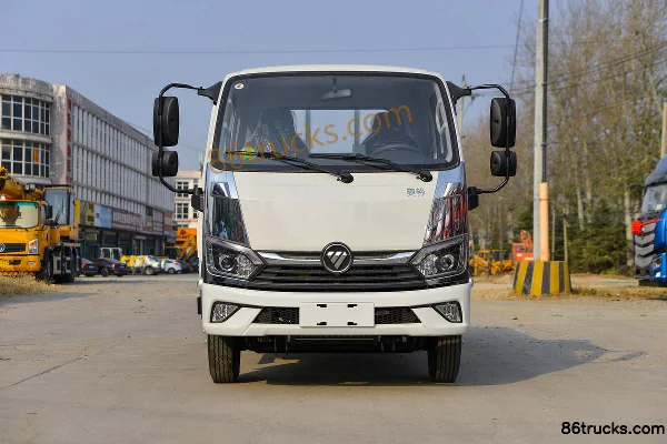 Foton Aumark M Card 142hp 4X2(6 wheels) 3.94m semi-cab flatbed mini truck (air brake) Exterior (2) | 86Trucks