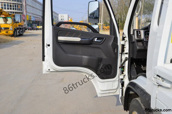 Foton Aumark M Card 142hp 4X2(6 wheels) 3.94m semi-cab flatbed mini truck (air brake) (2) | 86Trucks