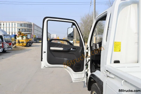 Foton Aumark M Card 142hp 4X2(6 wheels) 3.94m semi-cab flatbed mini truck (air brake) (1) | 86Trucks