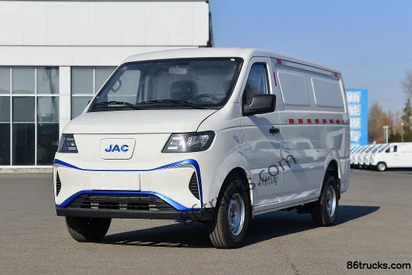 JAC Lanmao M2 2023 Guoxuan Confort 3,2 T 2 places camion fourgon électrique pur 4,89 m 41,93 kWh Extérieur (3) | 86Trucks