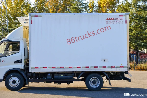 JAC Junling V6 152 ch 4X2(6 roues) 4,015 m camion frigorifique Carrosserie (3) | 86Trucks