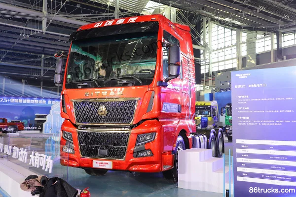 Sinotruk Sitrak G7H camion lourd 840 ch 6X4(10 roues) tracteur routier AMT automatique (ralentisseur hydraulique) Extérieur (3) | 86Trucks