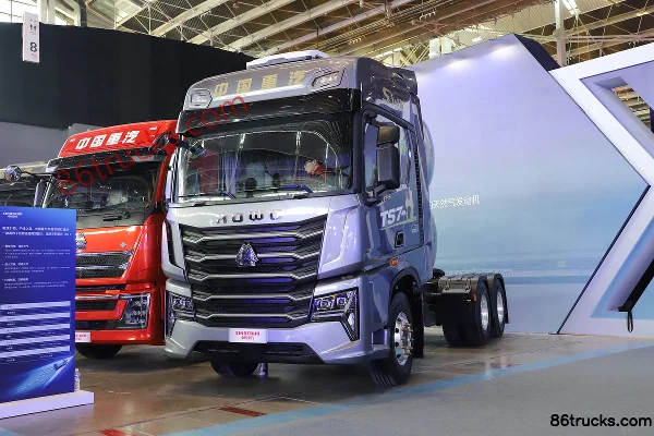 Sinotruk HOWO TS7 700 ch 6X4(10 roues) tracteur routier LNG à boîte automatique (rétardateur hydraulique) Extérieur (3) | 86Trucks