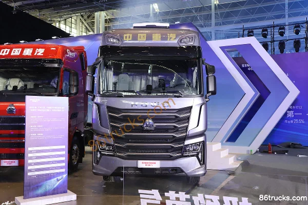 Sinotruk HOWO TS7 700 ch 6X4(10 roues) tracteur routier LNG à boîte automatique (rétardateur hydraulique) Extérieur (2) | 86Trucks