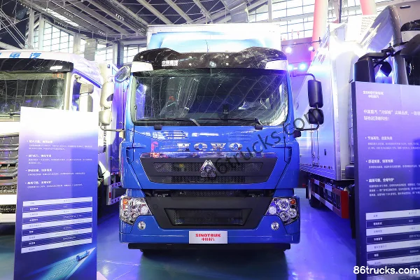 Sinotruk HOWO TX7 Delu Edition 280 hp 4X2(6 wheels) 9.8m Van Cargo Truck Exterior (2) | 86Trucks