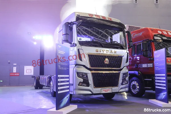Sinotruk Sitrak G7H 460hp 6X2(8 wheels) 7.8m AMT Automatic Flatbed Cargo Truck (Hydraulic Retarder) Exterior
