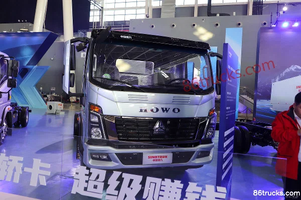 Sinotruk HOWO Tongsheng 170 ch 4X2(6 roues) 4,15 m camion plateau cabine avancée (suspension pneumatique) Extérieur (2) | 86Trucks