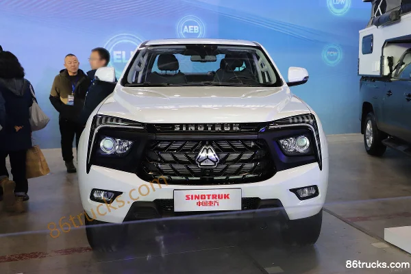 Sinotruk HOWO S6 2024 Commercial Luxury Edition 2.0T Diesel 190 hp Automatic 4x2(6 wheels) Long Wheelbase Double Row Pickup Truck Cab (2)