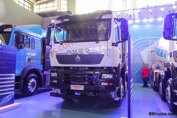 Sinotruk HOWO TX 31T 8X4(12 wheels) Battery Swap Electric Concrete Mixer Truck 282kWh Exterior (3) | 86Trucks