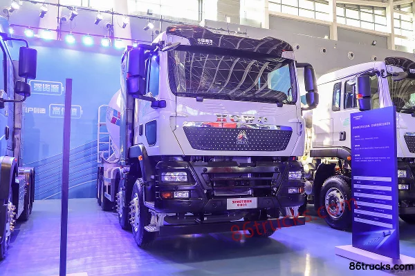 Sinotruk HOWO TX 31T 8X4(12 wheels) Battery Swap Electric Concrete Mixer Truck 282kWh Exterior