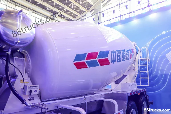 Sinotruk HOWO TX 31T 8X4(12 wheels) Battery Swap Electric Concrete Mixer Truck 282kWh Body (3) | 86Trucks
