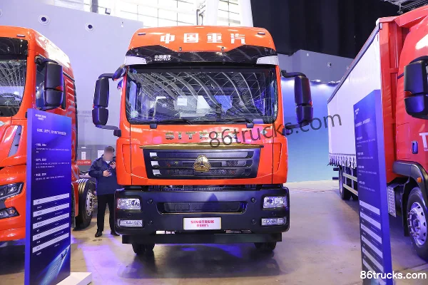 Sinotruk Sitrak G5S 290 hp 4X2(6 wheels) 9.92m LNG automatic transmission van cargo truck Exterior (2) | 86Trucks