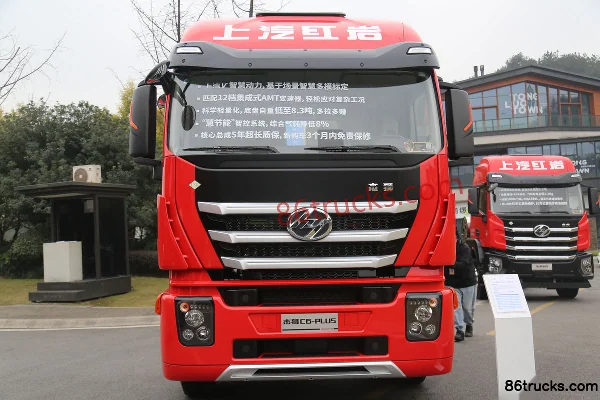 SAIC Hongyan GenlyonC6 PLUS 500 ch 6X4(10 roues) LNG tracteur routier Extérieur (2) | 86Trucks