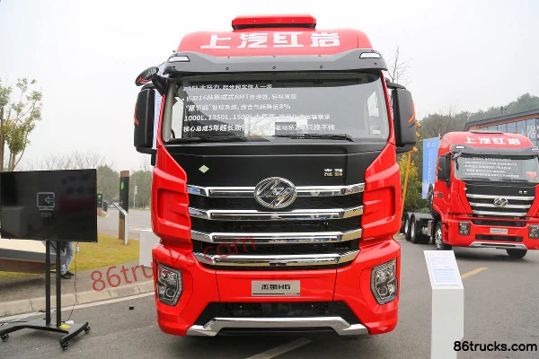 SAIC Hongyan Genlyon H6 Standard Load Edition 500hp 6X4(10 wheels) LNG Tractor Truck (China VI) Exterior (2) | 86Trucks