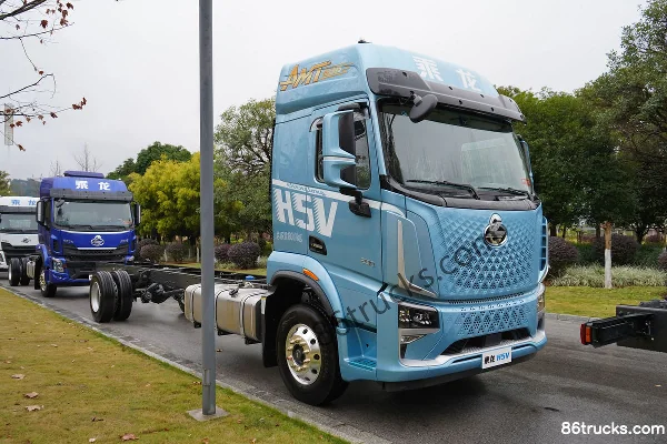 Dongfeng H5V Chuangfu Edition 7L Diesel 330hp 4X2(6 wheels) Fast Gear 8-speed AMT Automatic 6.8m Box Cargo Truck Exterio