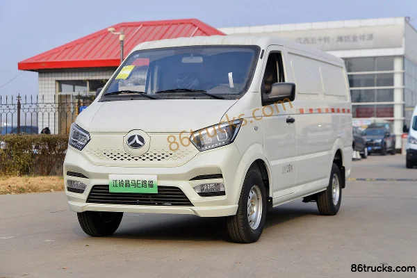 Jiangling Jingma E-Lu Fu 3.2T 2-Seat 4.865m Electric Panel Van 39.6kWh Exterior (3) | 86Trucks