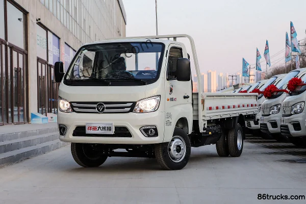 Foton Xiangling M2 Struggle Edition 2.0L 122 hp 4X2(6 wheels) CNG 4m single-row flatbed mini truck Exterior (3) | 86Trucks