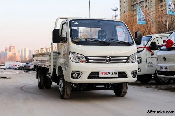 Foton M2 2L CNG 122 hp 4X2(6 wheels) Mengwo 5-speed 4.12m Single Row Side Panel Mini Truck Exterior