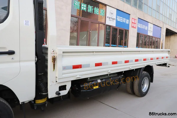 Foton Xiangling M2 Struggle Edition 2.0L 122 hp 4X2(6 wheels) CNG 4m single-row flatbed mini truck Body (1) | 86Trucks