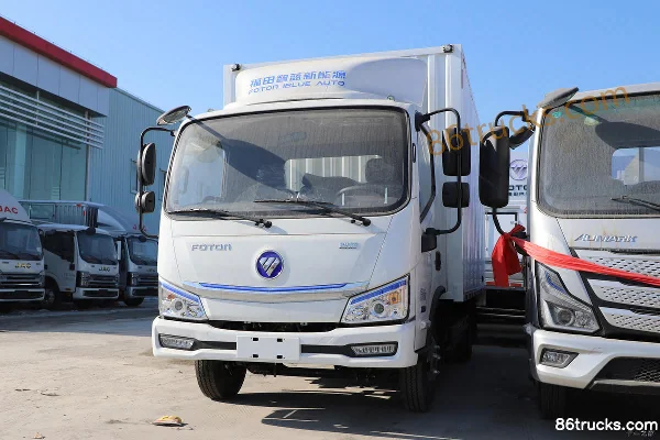 Aumark Zhiblue 4,5T 4,14 m camion fourgon électrique pur cabine simple 81,14 kWh 4X2(6 roues) Extérieur (3) | 86Trucks