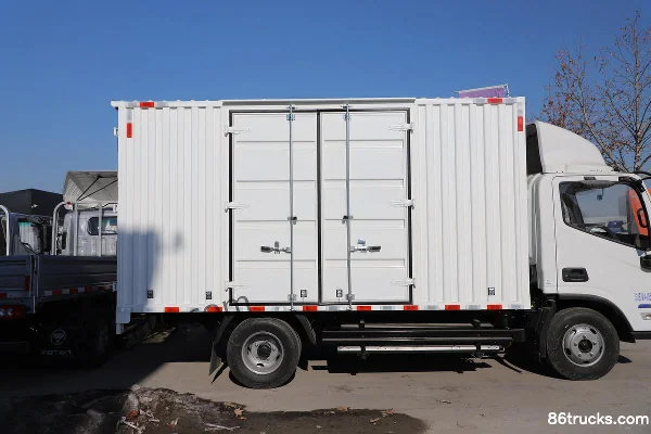 Aumark Zhiblue 4,5T 4,14 m camion fourgon électrique pur cabine simple 81,14 kWh 4X2(6 roues) Carrosserie (3) | 86Trucks