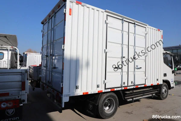Aumark Zhiblue 4,5T 4,14 m camion fourgon électrique pur cabine simple 81,14 kWh 4X2(6 roues) Carrosserie (1) | 86Trucks
