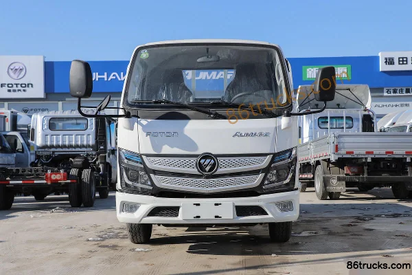 Foton Aumark X 122hp 4X2(6 wheels) 3.7m Single Row Flatbed Light Truck (Hydraulic Brake) Exterior (2) | 86Trucks