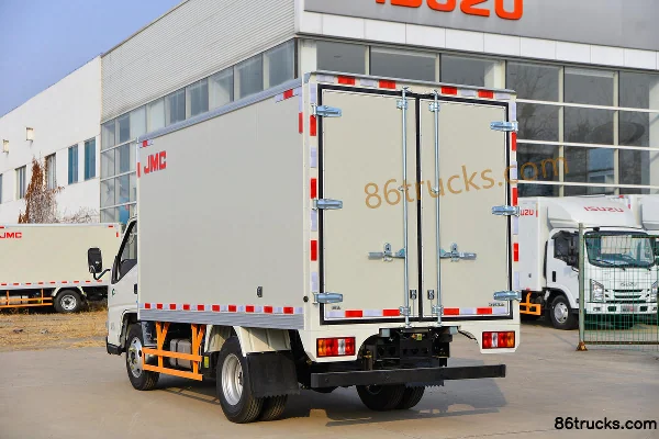 JMC Shunda Small Truck 129hp 4X2(6 wheels) 3.7m Single-Row Box Light Truck Body (3) | 86Trucks
