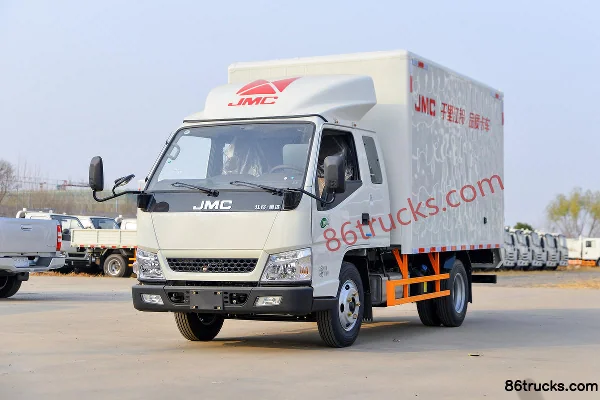 JMC Shunda Small Truck 116hp 4X2(6 wheels) 3.3m Half-Cab Van Light Truck Exterior (3) | 86Trucks