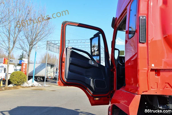 JAC Dewos T9 290hp 4X2(6 wheels) 7.8m Box Cargo Truck Cab (1) | 86Trucks