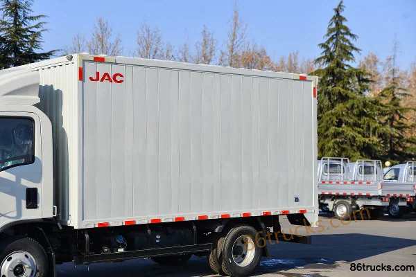 JAC Yunduoduo N5 160 hp 4X2(6 wheels) 4.1m Single Row Van Truck (China VI) Body (1) | 86Trucks