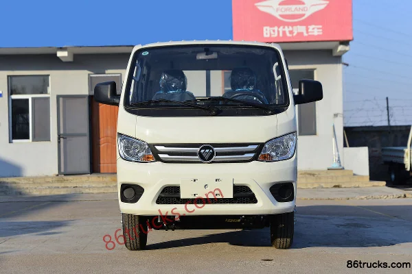 Foton Xiangling M1 Deluxe 1.6L 105hp 4X2(6 wheels) CNG 2.55m Double Row Flatbed Mini Truck Exterior (2) | 86Trucks