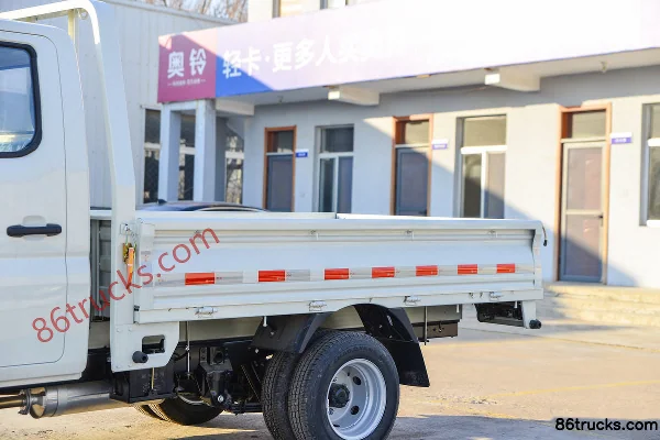 Foton Xiangling M1 Deluxe 1.6L 105hp 4X2(6 wheels) CNG 2.55m Double Row Flatbed Mini Truck Body (1) | 86Trucks
