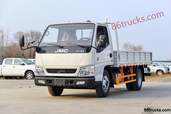 JMC Shunda Small Truck Deluxe 116 hp 4X2(6 wheels) 3.7m Single Row Flatbed Light Truck (China VI) Exterior (3) | 86Trucks
