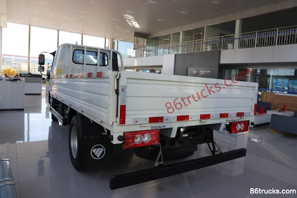 Foton Xiaoyun S PLUS 131hp 4X2(6 wheels) 3.9m Semi-Row Flatbed Light Truck (China VI) Body (3) | 86Trucks