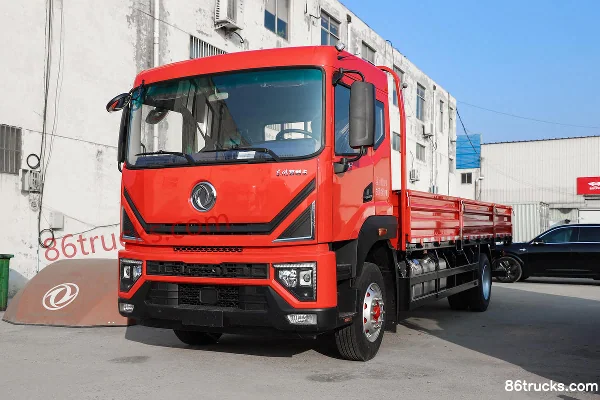 Dongfeng Duolika D9 200 hp 4X2(6 wheels) 6.8m Flatbed Cargo Truck (China VI) Exterior (3) | 86Trucks