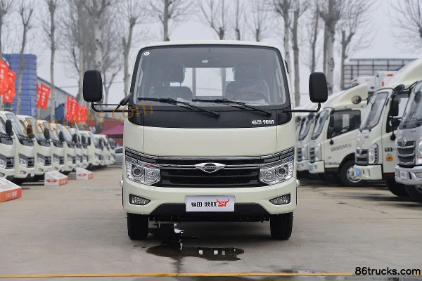 Foton Times Pilot S1 2.0L 144hp 4X2(6 wheels) Gasoline 3.42m Semi-Row Flatbed Light Truck (China VI) Exterior (2) | 86Trucks