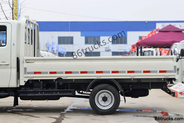 Foton Times Pilot S1 2.0L 144hp 4X2(6 wheels) Gasoline 3.19m double-row flatbed mini truck Body (2) | 86Trucks
