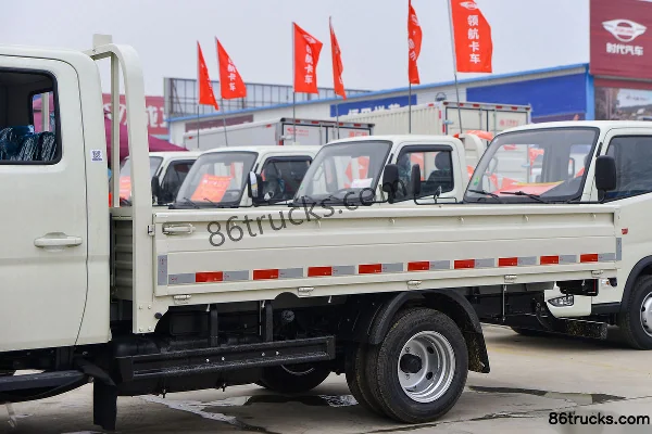 Foton Times Pilot S1 2.0L 144hp 4X2(6 wheels) Gasoline 3.19m double-row flatbed mini truck Body (1) | 86Trucks