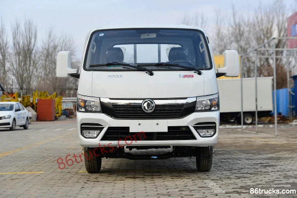 Dongfeng T6 2025 Model 1.6L Gasoline 122hp 4X2(6 wheels) 5-Speed 4.005m Flatbed Mini Truck Exterior (2) | 86Trucks