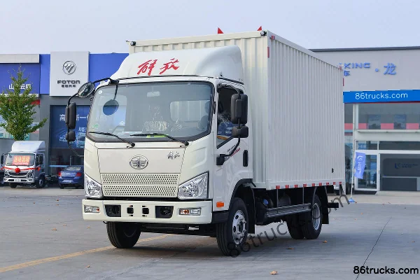 FAW Jiefang J6F cabine moyenne 137 ch 4X2(6 roues) camion léger fourgon 4,16 m cabine simple (China VI) Extérieur (3) | 86Trucks